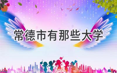 常德市有那些大学