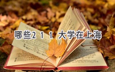 哪些211大学在上海