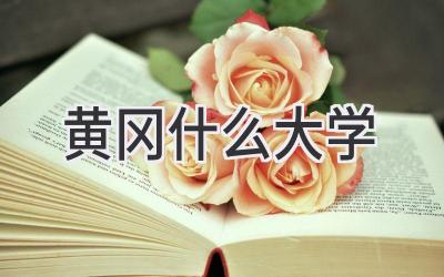 黄冈什么大学
