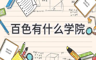 百色有什么学院