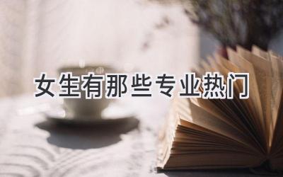 女生有那些专业热门