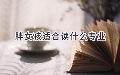 胖女孩适合读什么专业