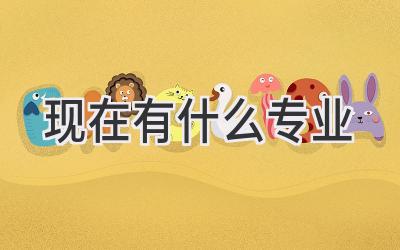 现在有什么专业