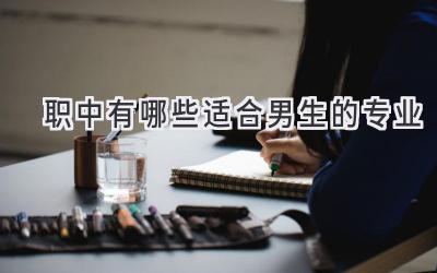 职中有哪些适合男生的专业