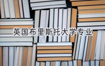 英国布里斯托大学专业
