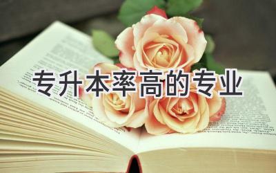 专升本率高的专业