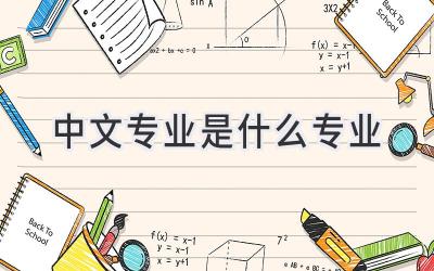 中文专业是什么专业