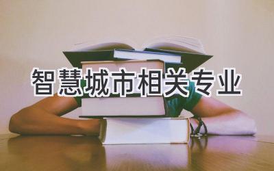 智慧城市相关专业