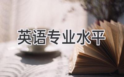 英语专业水平