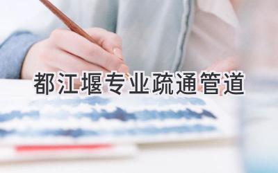 都江堰专业疏通管道