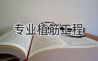 专业植筋工程