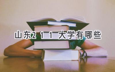 山东211大学有哪些