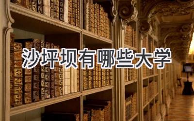 沙坪坝有哪些大学