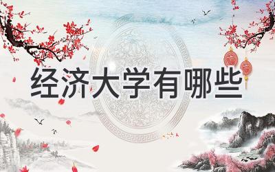 经济大学有哪些