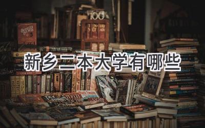 新乡二本大学有哪些